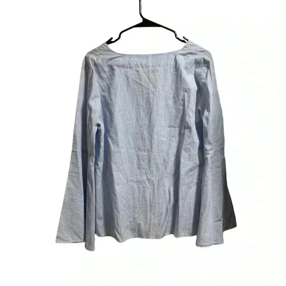 Zara Premium Collection Bell Sleeve Blouse Size Large - Picture 3 of 7